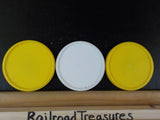 Coasters Lot of 3: Chessie C&O Credit Union Plastic