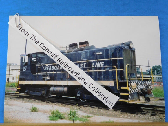 Photo SeaBoard Coast Line Locomotive #27 8X11.5 Color