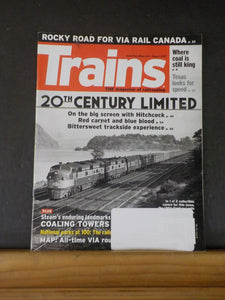 Trains Magazine 2016 August 20th Century Limited Where coal is still king VIA ro