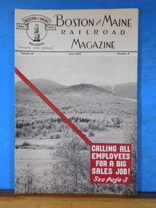 Boston & Maine Railroad Employee Magazine 1950 June