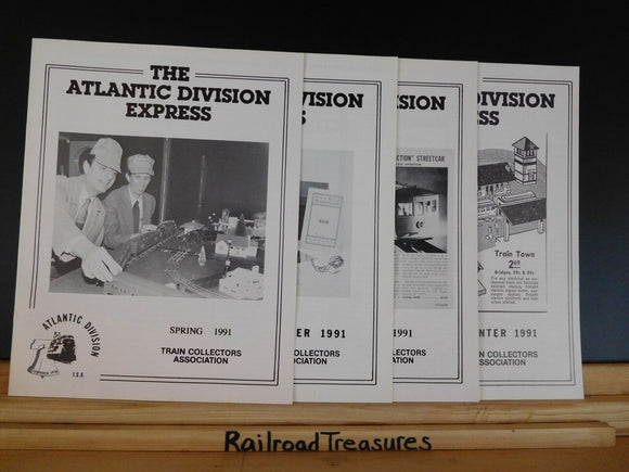 Atlantic Division Express 1991 Lot of 4 Hoge Manufacturing Company Uncataloged S