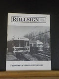 Rollsign Magazine of New England Transit News 1996 January February MBTA vehicle
