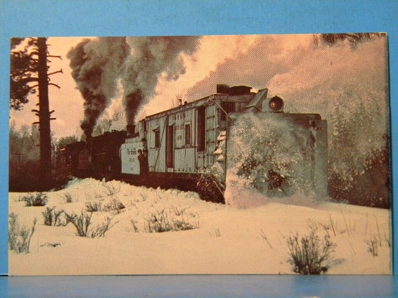 Postcard Denver & Rio Grande Western’s Rotary Snow Plow OM New Mexico