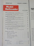 Model Railroader Magazine 1957 January Parade of plans Gondola mounted snowplow