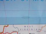 Map CSX Transportation System Map 1999    Damage