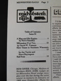 Midwestern Rails 1982 October-November Vol.9 No.6 Issue #81 Slow rails in S WI