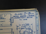 Blueprints Passenger Cars Blueprint drawings Approx 213 B&O