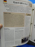 Legendary Trains 3 ring binder of cards with photo / information about the card