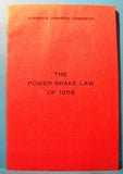 Interstate Commerce Commission The Power Brake Law of 1958