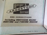 In The Maine Woods 1936 Edition Bangor and Aroostook Railroad