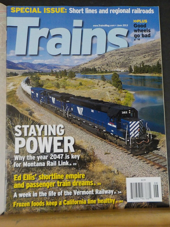 Trains Magazine 2013 June Short lines & Regional railroads Montana Rail link 204