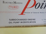 EMD Pointers 1964 August 31 Turbocharged engine oil pump modification