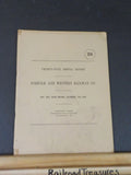 Norfolk and Western Railway Annual Report 25th for the year end December 31 1920