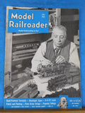 Model Railroader Magazine 1951 July Hand powered turntable Blacklight signs Brid