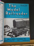 Model Railroader Magazine Bound Volume 6 January-December 1939 Private bound RED