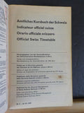 Amtliches Kursbuch Indicateur official Orario ufficiale 28. V.-30. IX. 1978 Somm