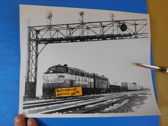 PHOTO Western Maryland locomotive #7175 8x10 B&W 8X10 Signal #11579