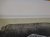 Print Canadian National #6148 Drawing by A. Bullock 1960’s