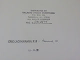 Photo Erie Lackawanna Freight Car #464067 8 X 10 Black & WHite Boxcar
