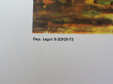 Renaissance Lithographic Print Holandes 22 X 19 inches