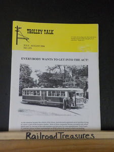 Trolley Talk #273 2004 July Aug The evolution of streetcar track. Horsecar track