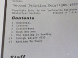 Flags Diamonds and Statues Vol 3 # 1 1978 Fall Reading LV #373 Raritan RA Tower