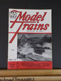 Model Trains 1952 March 15 Pulp wood car 0-8-0 switcher Freight cars traffic
