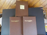 Passenger Train Journal Binders lot of 3 + 36 extra rods to fit these binders
