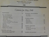 Locomotive Engineers Journal 1940 May Employee Magazines Short Line Serves Salad