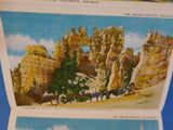Postcard Union Pacific Souvenir Folder of the Overland Route UP