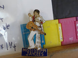 Jaycees Mississippi Elvis White outfit   Removable guitar      PIN