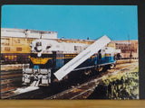 Photo Central of Georgia Railroad Locomotive #101 Atlanta 1958  8 X 11.5 Color