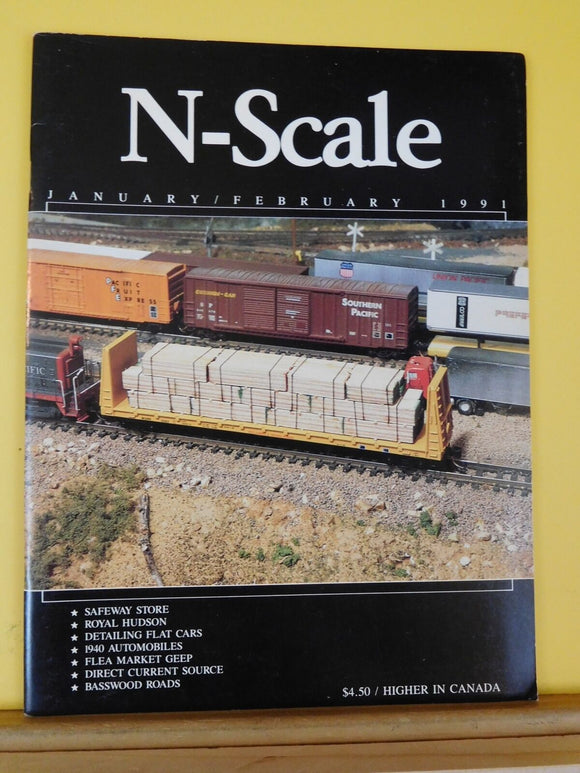 N Scale Magazine 1991 January February Dick Tracy 1940s cars Articulated