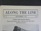 Along the Line 1925 September  New York New Haven & Hartford Employee Magazine