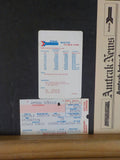 Amtrak Lot #3 Envelopes Seat Ceck Baggae tag Amtrak News more