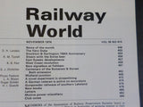 Railway World 1974 November Vol 35 No 415 Steam with the Swiss beer New signalbo