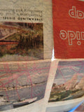 MAP Pennsylvania Railroad Scenic Guide and Map 1953