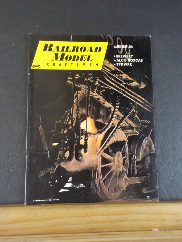 Railroad Model Craftsman Magazine 1967 March Brewery Alco boxcar TP&W