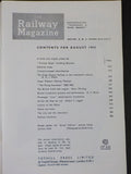 Railway Magazine 1962 August Crewe-Liverpool electrification  Flying Scotsman