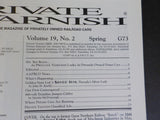 Private Varnish Issue 73 Spring 480 volt trainline jumper cables