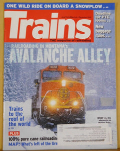 Trains Magazine 2015 December Railroading in Montana’s Avalanche Alley GN Qingha