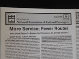 News from the National Association of Railroad Passengers 1996 COMPLETE YEAR Lot