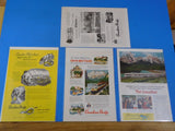 Ads Canadian Pacific Railroad Lot #4 Advertisements from various magazines