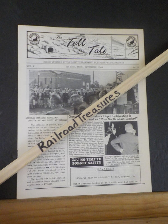 Tell Tale 1949 November Northern Pacific Employee Magazine