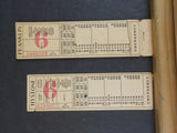 Johnston Traction Co. Ticket Book And Single Ticket