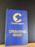 Chessie System Operating Rules Binder 1984