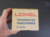 Lionel Trainmaster Transformer with instructions    BOX ONLY  10244