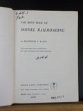 Boys Book Of Model Railroading By Raymond YatesHard Cover 1951 Ex-Library Book