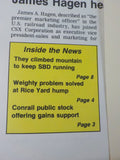 Seaboard System Railroad News 1985 April Service Center helps make customer King