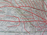 Map Burlington Northern 1981 Feb United States Map folded